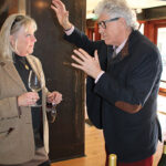 Jacques Lardière, Winemaker, Maison Louis Jadot with Linda McAllister, Sales Representative, Worldwide Wines.