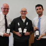 Blaise Tramazzo, Spirits Director, Hartley and Parker; Bruce Hurst, Divisional Manager, Delicato Family Vineyards; Ben Meyer, District Manager, Hartley and Parker.