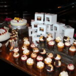 A selection of food during the press conference.