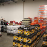 Inside Murphy Distributors’ new warehouse space on Business Park Drive.