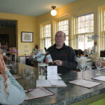 Jim Jerram hosting a wine tasting.