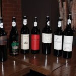 A selection of red wines.