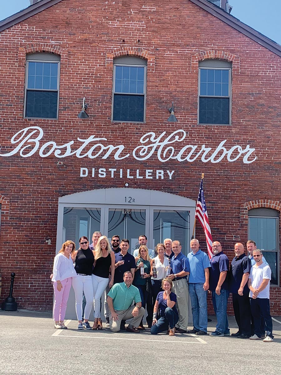 Boston Harbor Distillery Hosts Johnson Brothers Team