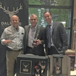 John Gasbarro, Oaklawn Liquors in Cranston; Keith Miranda, President, Johnson Brothers of RI; and Bill Powers, E. & J. Gallo Winery/The Dalmore/Jura.