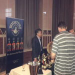 Kenny Ng of Chatham Imports with Michter’s Bourbon.