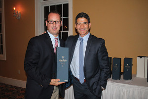 Award recipient Don Gabriel with Sepe.