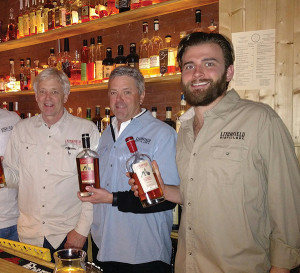 Jack Baker, Co-owner, Litchfield Distillery; Peter Baker, Co-owner, Litchfield Distillery; Neil Robinson, Bartender, Krust. 