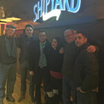 Rick Buckley; Jameson U.S. Brand Ambassador Jamie Winters; Nick Tartaglione; Alexis Forte; John Anthony; and Ray Vezina at The Shipyard Pub at Twin River Casino.