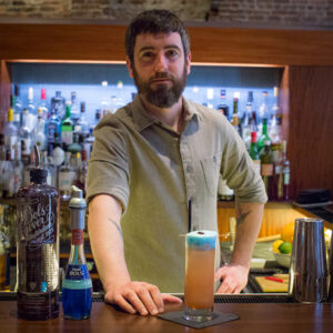 Jay Carr of The Eddy with The Bottle Rocket, which uses Bols Foam Liqueur.