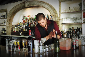 Joseph Haggard, The Grange bar manager and recent winner of the 2013 Providence Cocktail Week Cocktail Competition.