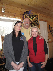 Caitlin, Jack and Maureen Leyden