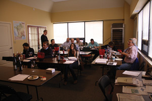 Members of the Winebow sales team during the Kermit Lynch Wines presentation.