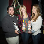 Jared Iannelli, Providence Beverage On Premise Brand Development Manager, Rhode Island Distributing Co.; Tracy Kardeys; and Vanessa Diploma, Events Manager, MKTG Inc. with featured Ketel One products.