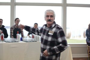 Cocktail Wars Newport Founder and Bartender John Begin introduces the field.