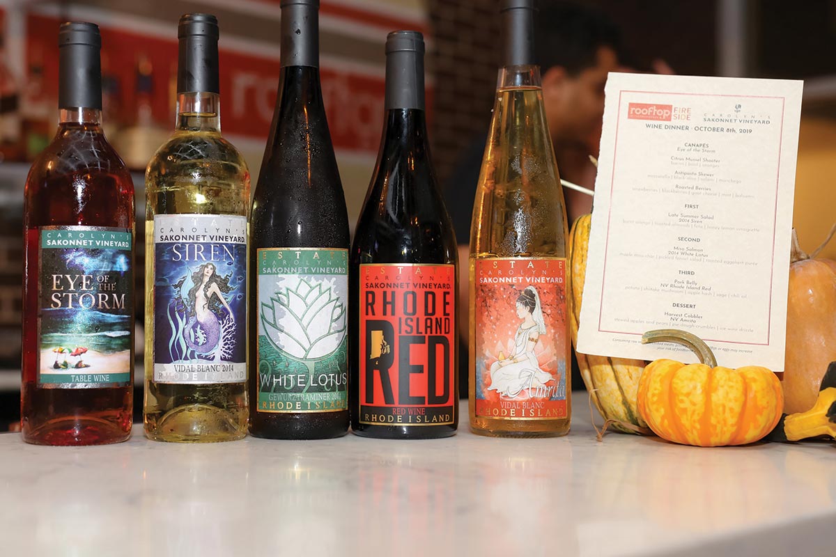 Carolyn’s Sakonnet Vineyard Wines Paired in Providence