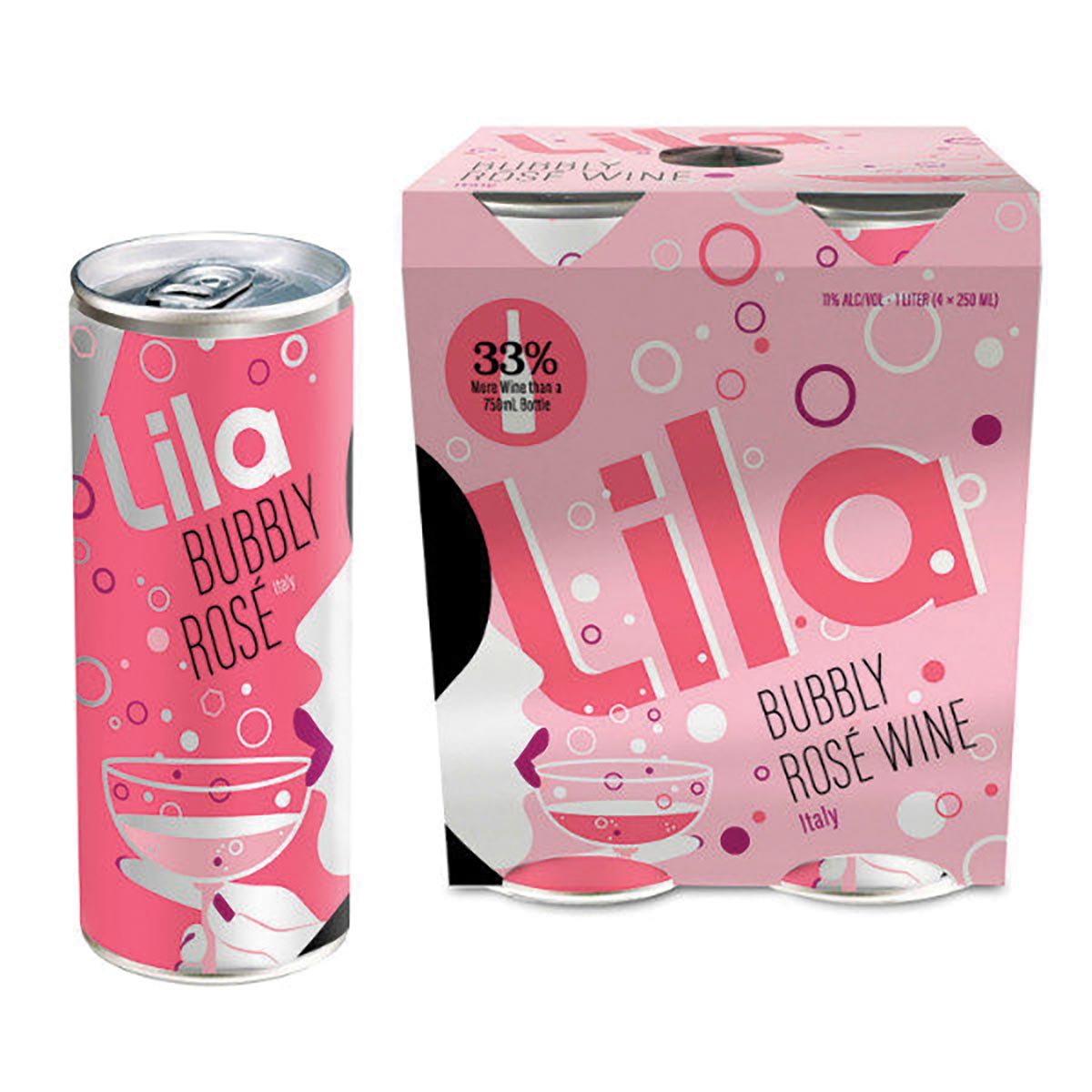 Latitude Beverage Co. Launches Lila Wines Canned Bubbly Rosé        