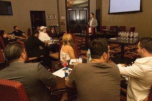 Trade guests during the educational session at Town River Casino.