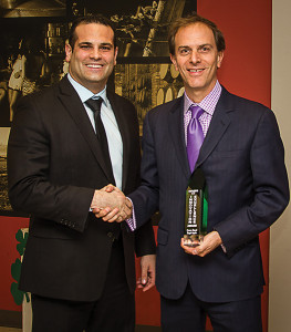 Domenick Italiano, Distributor Manager-CT, Diageo and Brian Albenze, President, CDI.