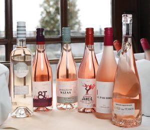 A variety of French rosés available at MS Walker’s spring tasting.