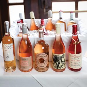 Rosés from Italy and the Burgundy region of France.