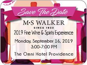 September 16, 2019: MS Walker Fall Wine & Spirits Show