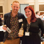 Corey Bunnewith, Co-founder, Boston Harbor Distillers and Jennifer Sutherland, NE Sales Representative, Berkshire Mountain Distillers.