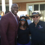 Retired professional basketball star Magic Johnson; Sasha Williams, Entrepreneur; and Bruno Ceniccola.