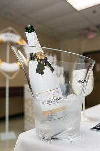 Moët Ice Impérial is true to the Moët & Chandon style yet distinguished by “its bright fruitiness, its seductive palate and its elegant maturity.” Sales team members were presented with a guided tasting during the brand education session.