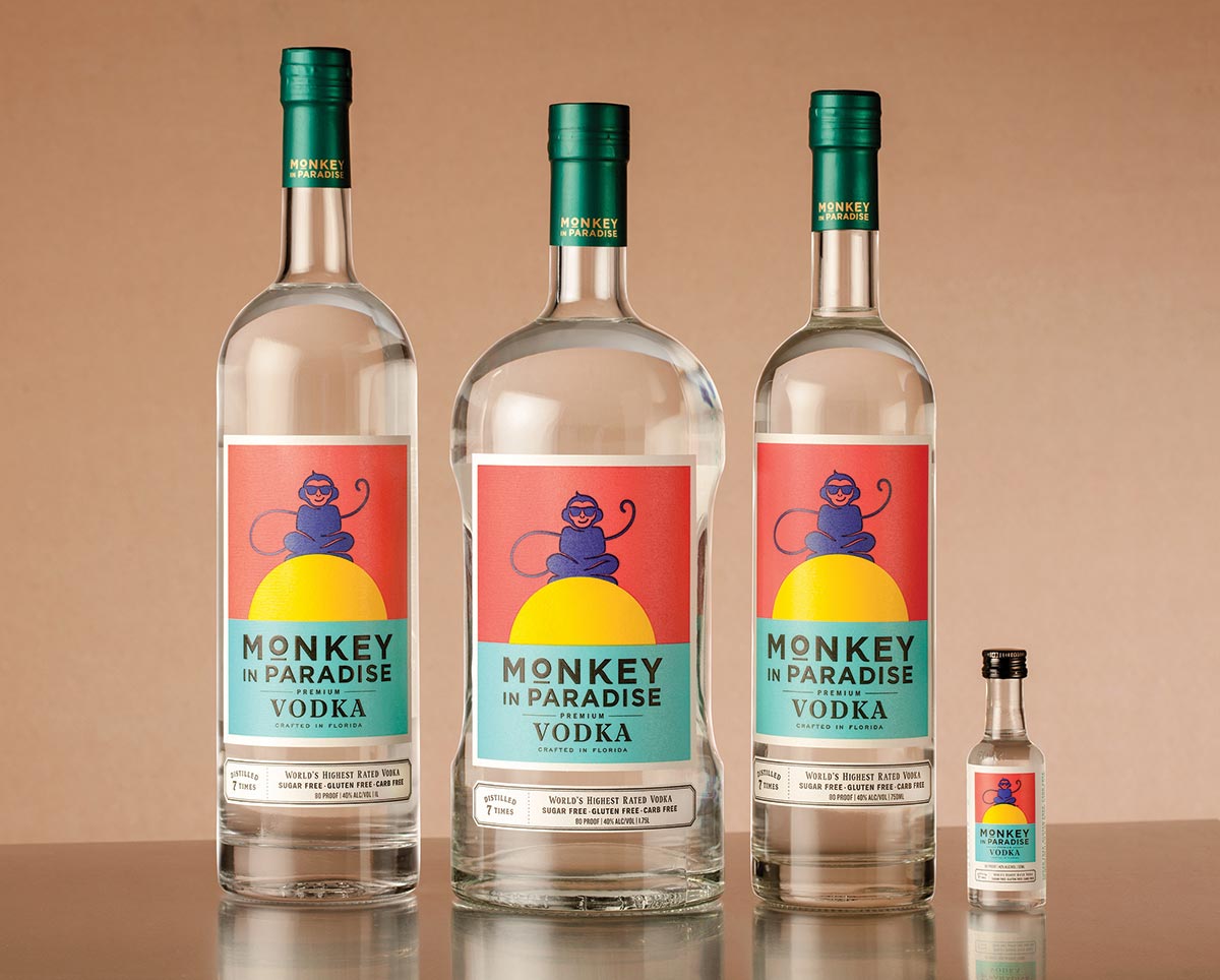 Monkey in Paradise Premium Vodka Joins Monsieur Touton