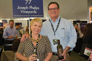 Joseph Phelps Vineyard’s Chris St. Marie, National Sales Manager and Jennifer St. Marie.