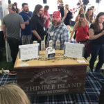 Dave Morgan, Lead Sales Representative, served Thimble Island Brewing Company’s Session 45 IPA, Windjammer Wheat, Ghost Island Double IPA and American Ale.