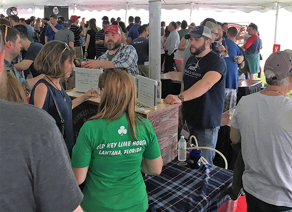 Thimble Island Brewing Company Pours at Newport Craft Beer Festival