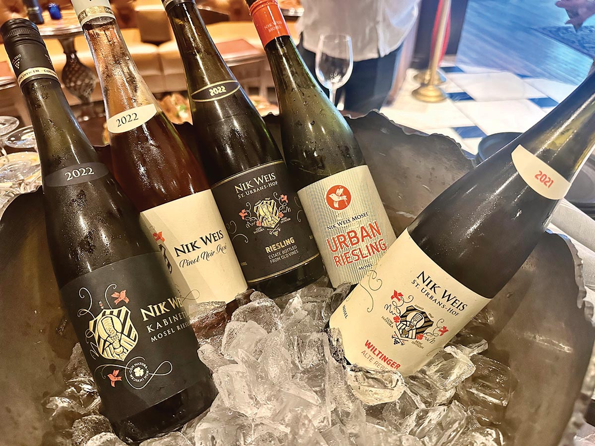 Brescome Barton Hosts St. Urbans-Hof Winemaker