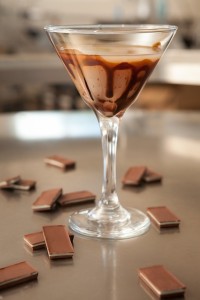 Ocean Vodka Chocolate Martini 1½ oz Ocean Vodka ½ oz Godiva Chocolate Liqueur ½ oz Godiva White Chocolate Liqueur Place all ingredients into a shaker with ice. Shake well and pour into a chilled, chocolate-rimmed martini glass. 