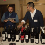 Henry Lavado, Market Manager Northeast, Alcohol by Volume (right) with a guest.