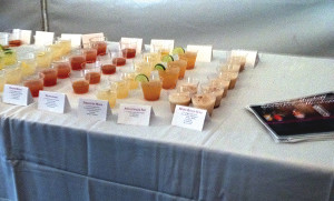 Pre-mixed cocktails featured select spirit brands. Pre-mixed cocktails featured select spirit brands.