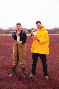 Onyx Spirits Company co-founder Adam von Gootkin and Pete Kowalczyk in the bogs.