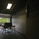 The company renovated an old loading dock to include more seating space in its tasting room.