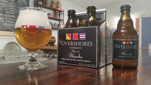 Courtesy image of Overshores Brewing Co. Gold Medal Winner, Blanc de Blanche Wit. 