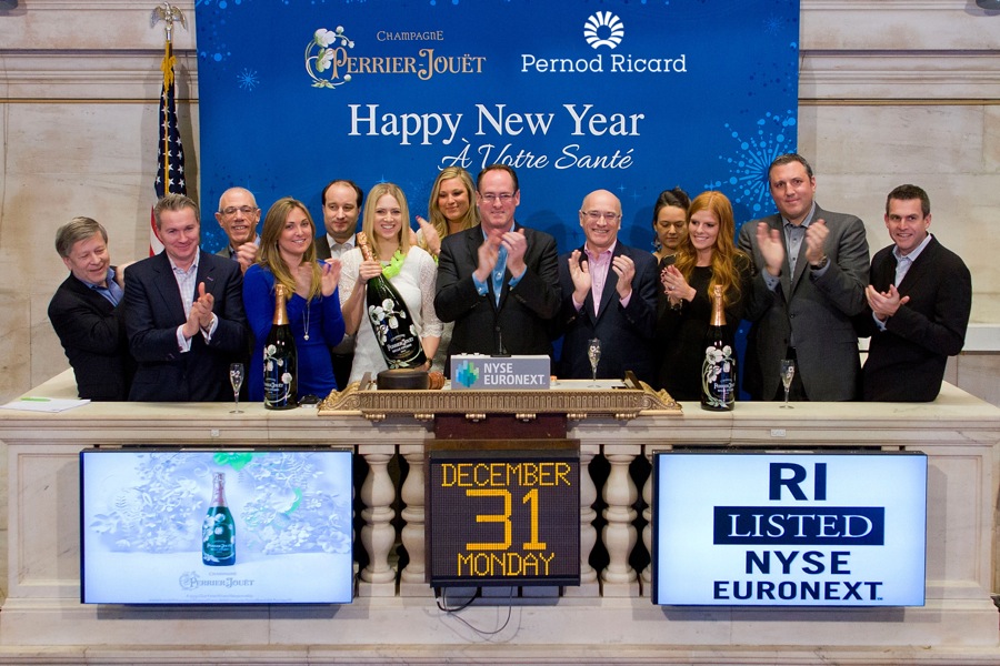 Pernod Ricard USA & Perrier Jouet Ring NYSE Closing Bell