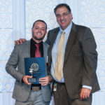 Bartender of the Year Jeffrey DeSautels of Fred & Steve’s Steakhouse with Sculos.