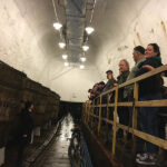 The sales team during a tour at the Pilsner Urquell Brewery in Pilsen.