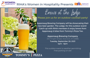 Women in Hospitality Presents Brews at the Lodge @ Apponaug Brewing Company | Warwick | Rhode Island | United States