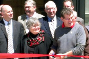 Ribbon cutting for Geno’s Grille in Storrs, an upscale offering on UCONN 's Dog Lane.