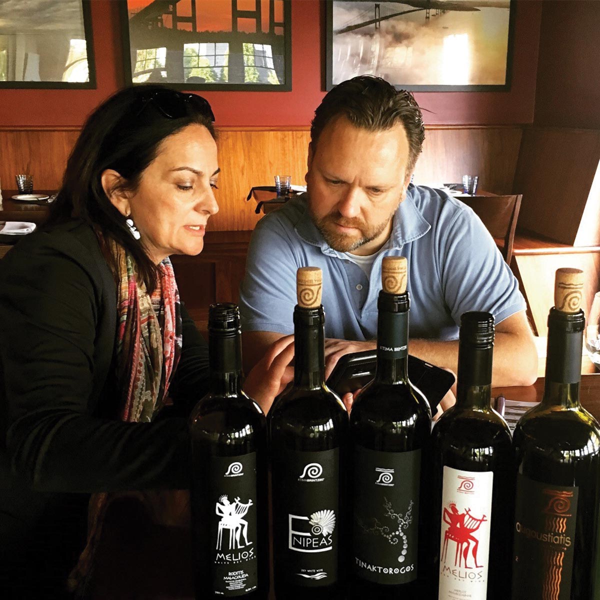 Sage Cellars Welcomes Ktima Brintziki Winemaker from Greece