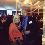 Sage Cellars’ Owners Ann Sage and Jesse Sgro at the Providence Business News awards dinner.