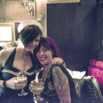 Tiff Taylor, Manager, Hope Gallery Tattoos and Ami Nosenzo, Hope Gallery Tattoos at the Sailor Jerry Pop-Up at Ordinary in New Haven.