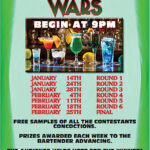 Cocktail Wars event and sponsor poster.