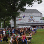 Over 1,000 people attended the summer craft beer festival. The Shakespeare Theatre is in the backrgound.