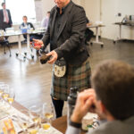 Simon Brooking, Brand Ambassador, Laphroaig, during an educational tasting session with CDI staff.